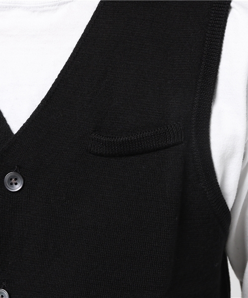 THE SUIT COMPANY（ザ・スーツカンパニー）の「＜FOLCO×TSC＞【blazer's bank.com】ニットジレ（ベスト・メンズ・ベージュ/ネイビー/グレー/ブルー/ブラック/ワイン/グリーン・M/S/LL/L）」の17枚目の写真