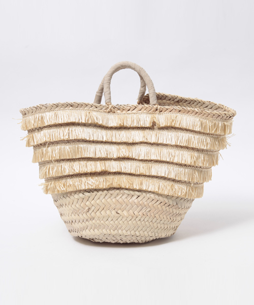 AMERICAN RAG CIE(アメリカンラグシー)の「CATERINA BERTINI フリンジカゴバッグ S(かごバッグ・レディース・ナチュラル・ONE SIZE)」の3枚目の写真