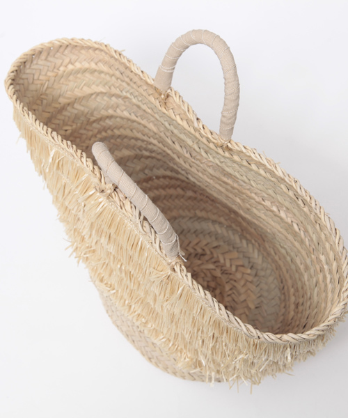 AMERICAN RAG CIE(アメリカンラグシー)の「CATERINA BERTINI フリンジカゴバッグ S(かごバッグ・レディース・ナチュラル・ONE SIZE)」の6枚目の写真