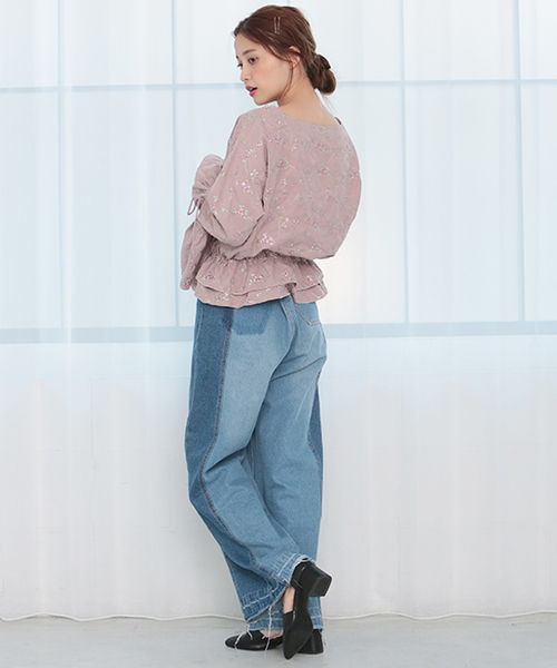 one after another NICE CLAUP（ワンアフターアナザーナイスクラップ）の「総刺繍ブラウス（シャツ/ブラウス・レディース・ピンク/レッド/ブラック・FREE）」の18枚目の写真