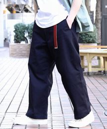 coen | ストレッチツイルワイドパンツ(チノパンツ)
