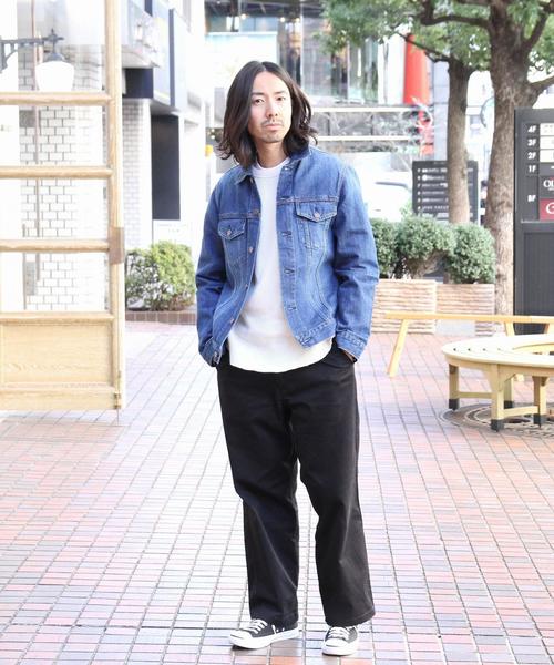 coen（コーエン）の「ストレッチツイルワイドパンツ（チノパンツ・メンズ・ブラック/ネイビー・SMALL/X-LARGE/MEDIUM/LARGE）」の14枚目の写真