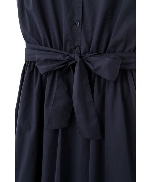 N.（N. Natural Beauty Basic）（エヌエヌナチュラルビューティーベーシック）の「コットンローンミモレワンピース（ワンピース・レディース・グレー/イエロー/ネイビー/オレンジ/カーキ・MEDIUM）」の13枚目の写真