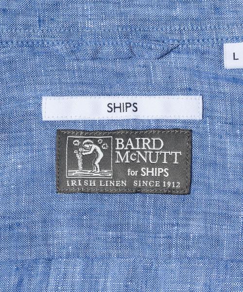 SHIPS(シップス)の「SC: 【BAIRD MCNUTT】 アイリッシュリネン レギュラーカラーシャツ(シャツ/ブラウス・メンズ・ライトブルー/オリーブ/イエロー/ホワイト/ピンク/ネイビー・SMALL/MEDIUM/LARGE/X-LARGE)」の19枚目の写真