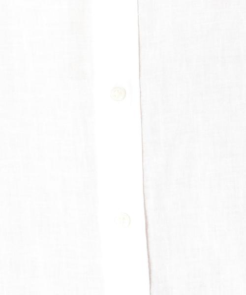 SHIPS(シップス)の「SC: 【BAIRD MCNUTT】 アイリッシュリネン レギュラーカラーシャツ(シャツ/ブラウス・メンズ・ライトブルー/オリーブ/イエロー/ホワイト/ピンク/ネイビー・SMALL/MEDIUM/LARGE/X-LARGE)」の15枚目の写真