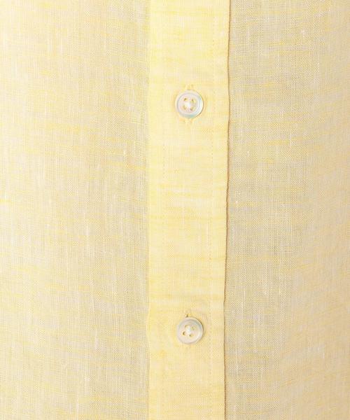 SHIPS(シップス)の「SC: 【BAIRD MCNUTT】 アイリッシュリネン レギュラーカラーシャツ(シャツ/ブラウス・メンズ・ライトブルー/オリーブ/イエロー/ホワイト/ピンク/ネイビー・SMALL/MEDIUM/LARGE/X-LARGE)」の17枚目の写真