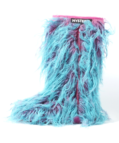 HYSTERIC MINI（ヒステリックミニ）の「ファーブーツ（ブーツ・キッズ・ブラック/ピンク・X-SMALL/SMALL/MEDIUM/LARGE/X-LARGE）」の8枚目の写真