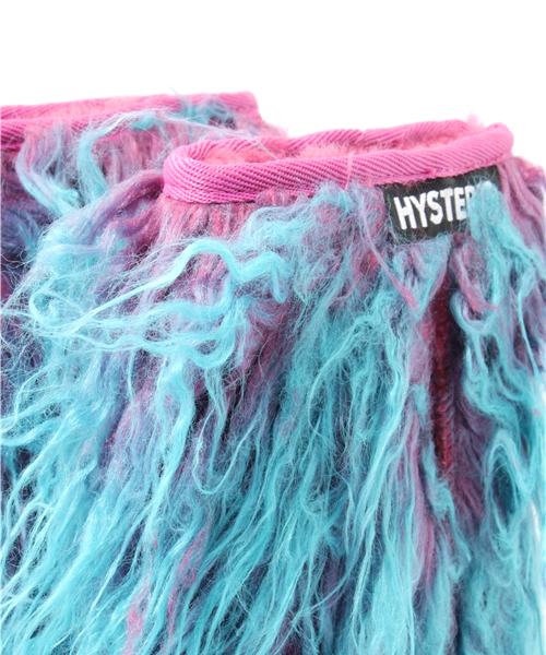 HYSTERIC MINI（ヒステリックミニ）の「ファーブーツ（ブーツ・キッズ・ブラック/ピンク・X-SMALL/SMALL/MEDIUM/LARGE/X-LARGE）」の9枚目の写真