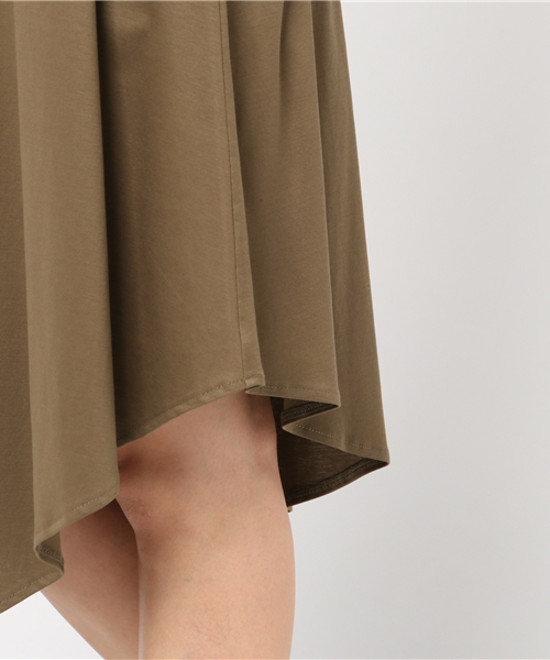 PEGGY LANA（ペギーラナ）の「Asymmetric Layered OP（ワンピース・レディース・ネイビー/ブラウン/ブルー・1/2）」の8枚目の写真