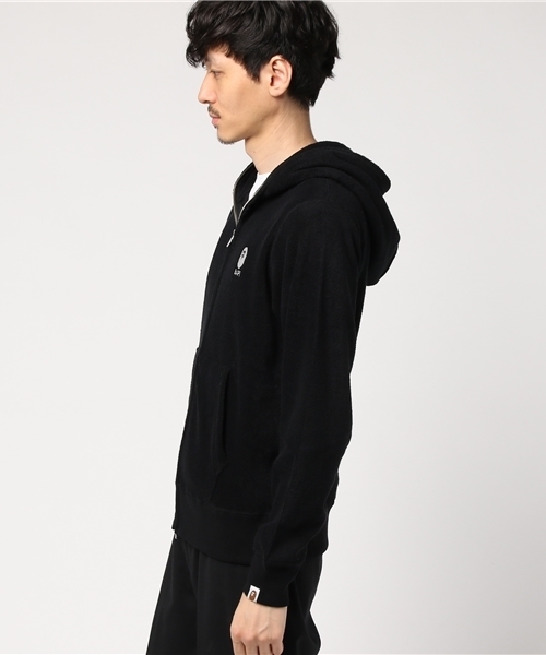 A BATHING APE（アベイシングエイプ）の「PILE FULL ZIP HOODIE M