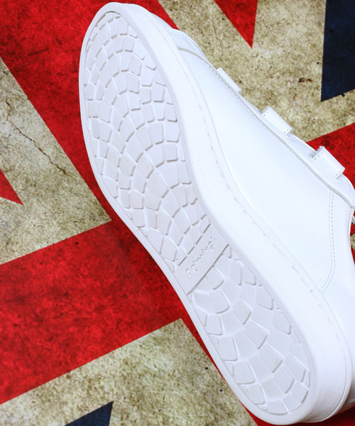 Admiral（アドミラル）の「【Admiral(アドミラル)】別注 レザースニーカー/ベルクロスニーカー（スニーカー・メンズ・ホワイト・L/M/S）」の13枚目の写真