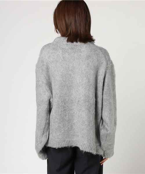 STUDIOUS（ステュディオス）の「【VINCA TOKYO】モヘアニットプルオーバー Mohair knit pullover v051712（ニット/セーター・レディース・グレー/ブルー/イエロー・FREE）」の4枚目の写真