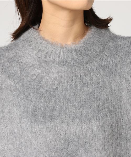 STUDIOUS（ステュディオス）の「【VINCA TOKYO】モヘアニットプルオーバー Mohair knit pullover v051712（ニット/セーター・レディース・グレー/ブルー/イエロー・FREE）」の7枚目の写真