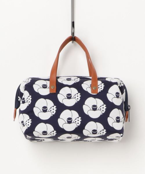 カヤ(カヤ)の「【カヤ】和花ふくれ織りミニボストンバッグ(ハンドバッグ・レディース・ネイビー/ライトグリーン/パープル/レッド/ピンク/ブルー・FREE)」の7枚目の写真