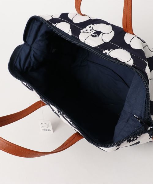 カヤ(カヤ)の「【カヤ】和花ふくれ織りミニボストンバッグ(ハンドバッグ・レディース・ネイビー/ライトグリーン/パープル/レッド/ピンク/ブルー・FREE)」の8枚目の写真