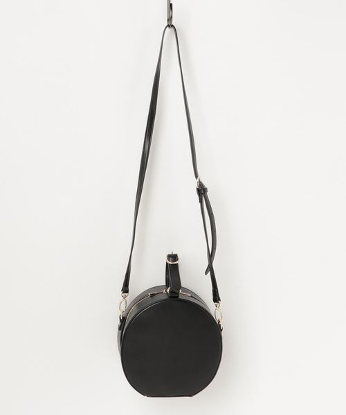 PASSE-DIX（パスディス）の「PASSE-DIX/パスディス　ワンハンドルサークルショルダーバッグ（ショルダーバッグ・レディース・ブラック/イエロー/シルバー・FREE）」の8枚目の写真