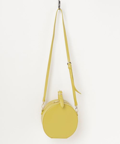 PASSE-DIX（パスディス）の「PASSE-DIX/パスディス　ワンハンドルサークルショルダーバッグ（ショルダーバッグ・レディース・ブラック/イエロー/シルバー・FREE）」の7枚目の写真