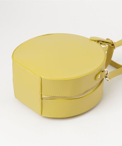 PASSE-DIX（パスディス）の「PASSE-DIX/パスディス　ワンハンドルサークルショルダーバッグ（ショルダーバッグ・レディース・ブラック/イエロー/シルバー・FREE）」の6枚目の写真