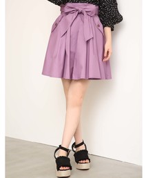 one after another NICE CLAUP | 前リボンフレアスカート(スカート)