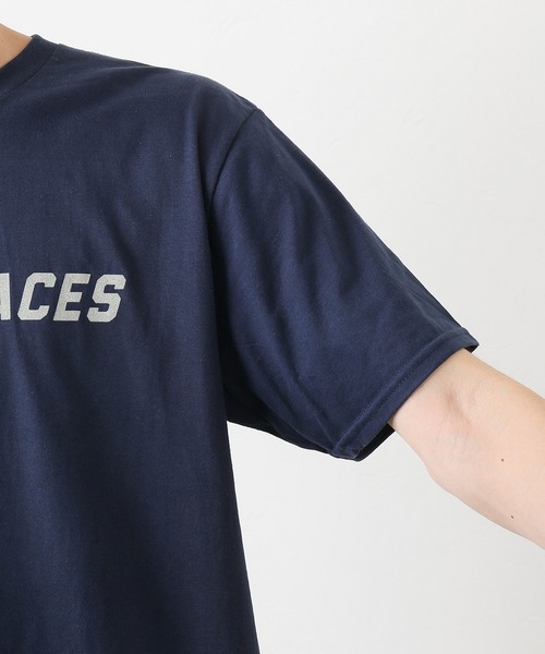 PLACES+FACES（プレイシーズフェイシーズ）の「【PULP】PLACES+FACES 3M LOGO T-SH（Tシャツ/カットソー・メンズ・ホワイト/ブラック/グレー/ネイビー/レッド・SMALL/MEDIUM/LARGE/X-LARGE）」の7枚目の写真