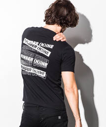 NUMBER (N)INE DENIM | NUMBER (N)INE DENIM(ナンバーナインデニム)ロゴパターンプリントTシャツ(Tシャツ/カットソー)