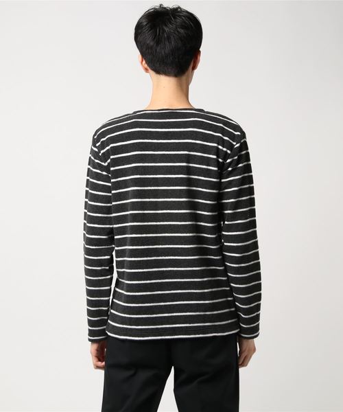 Armor lux（アルモーリュックス）の「ARMOR LUX ボーダー ロングスリーブトップス（Tシャツ/カットソー・メンズ・グリーン系その他/ブルー系その他・XS/S/M）」の4枚目の写真