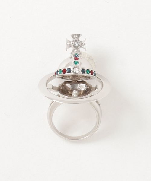 Vivienne Westwood(ヴィヴィアンウエストウッド)の「VWR037/NEW ORB POISON RING(リング・レディース・シルバー/ゴールド/ピンクゴールド・SMALL/MEDIUM/X-SMALL)」の4枚目の写真