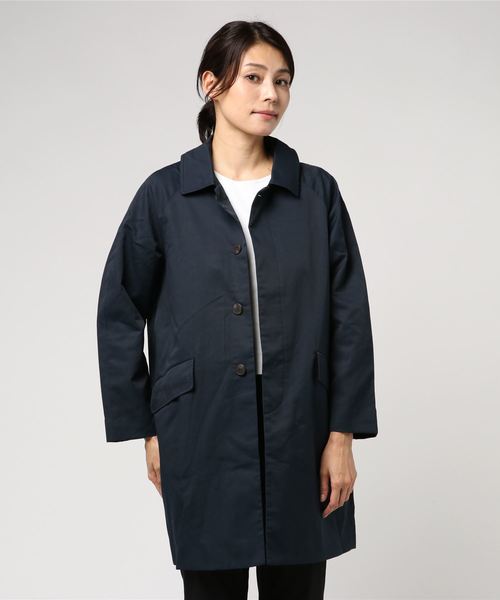 LBC(エルビーシー)の「ステンカラーコート(ステンカラーコート・レディース・ネイビー/オリーブ/オレンジ・M/L)」の5枚目の写真