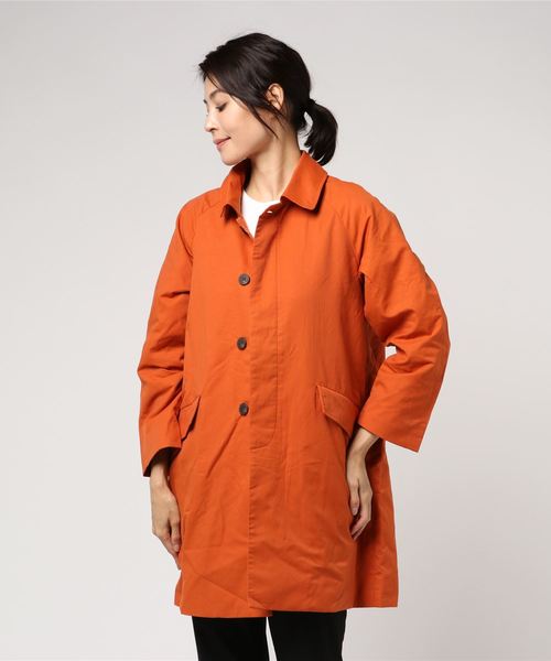 LBC(エルビーシー)の「ステンカラーコート(ステンカラーコート・レディース・ネイビー/オリーブ/オレンジ・M/L)」の9枚目の写真