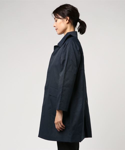 LBC(エルビーシー)の「ステンカラーコート(ステンカラーコート・レディース・ネイビー/オリーブ/オレンジ・M/L)」の4枚目の写真