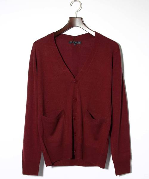 Anytime Songs(エニータイムソングス)の「Vネックカーディガン(ニット/セーター・メンズ・チャコール/ブルー/ブラック/グレー系その他/マスタード/ワインレッド/ネイビー/ブラック系その他/ブラウン・LARGE/MEDIUM/X-LARGE)」の9枚目の写真