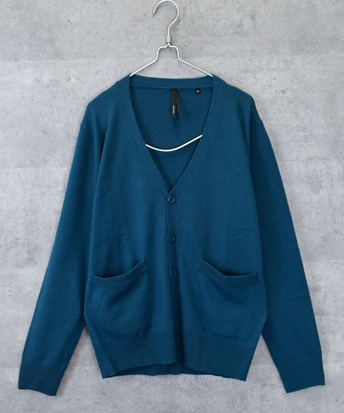 Anytime Songs(エニータイムソングス)の「Vネックカーディガン(ニット/セーター・メンズ・チャコール/ブルー/ブラック/グレー系その他/マスタード/ワインレッド/ネイビー/ブラック系その他/ブラウン・LARGE/MEDIUM/X-LARGE)」の7枚目の写真