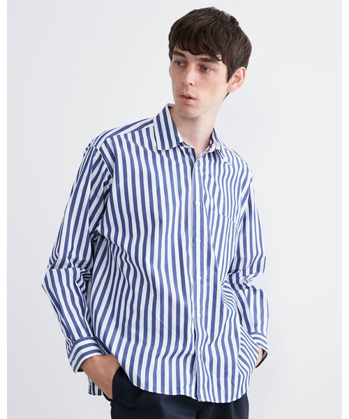 Traditional Weatherwear（トラディショナルウェザーウェア）の「【MEN'S】レギュラーシャツ ウィズ ワイヤー（シャツ/ブラウス・メンズ・ブルー系その他/ブルー系その他2・S/XS/M/L）」の2枚目の写真