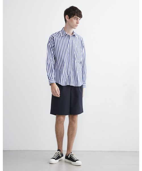Traditional Weatherwear（トラディショナルウェザーウェア）の「【MEN'S】レギュラーシャツ ウィズ ワイヤー（シャツ/ブラウス・メンズ・ブルー系その他/ブルー系その他2・S/XS/M/L）」の3枚目の写真