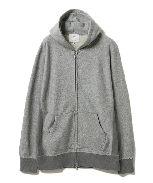 BEAMS LIGHTS（ビームスライツ）の「BEAMS LIGHTS / フラットシーマ 2トーンパーカ（スウェット・メンズ・グレー/インディゴブルー・SMALL/MEDIUM/LARGE/X-LARGE）」の4枚目の写真
