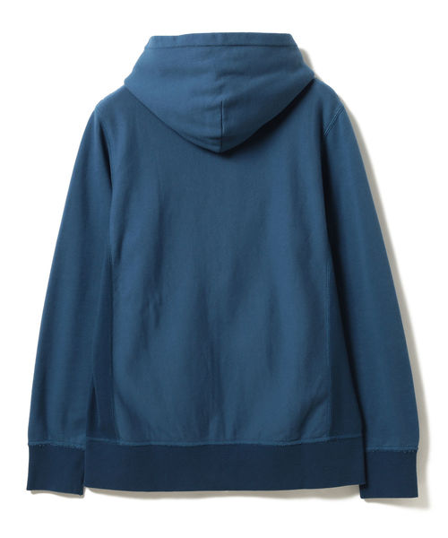 BEAMS LIGHTS（ビームスライツ）の「BEAMS LIGHTS / フラットシーマ 2トーンパーカ（スウェット・メンズ・グレー/インディゴブルー・SMALL/MEDIUM/LARGE/X-LARGE）」の5枚目の写真
