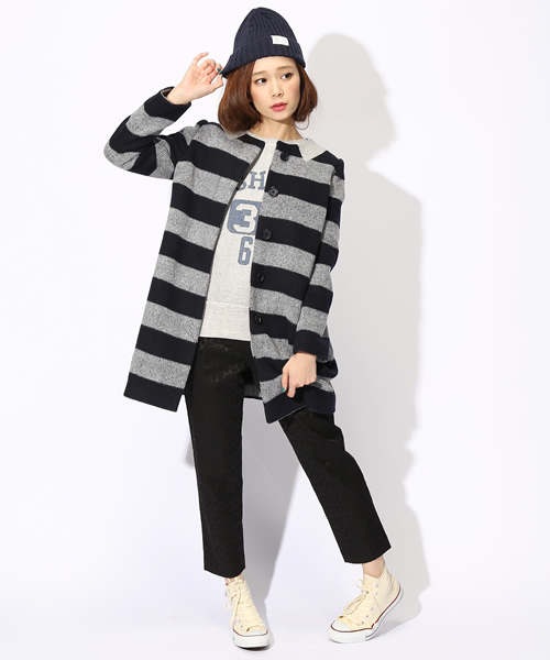 Ray BEAMS（レイビームス）の「◎□Ray BEAMS / ボーダー ヘリンボーン  