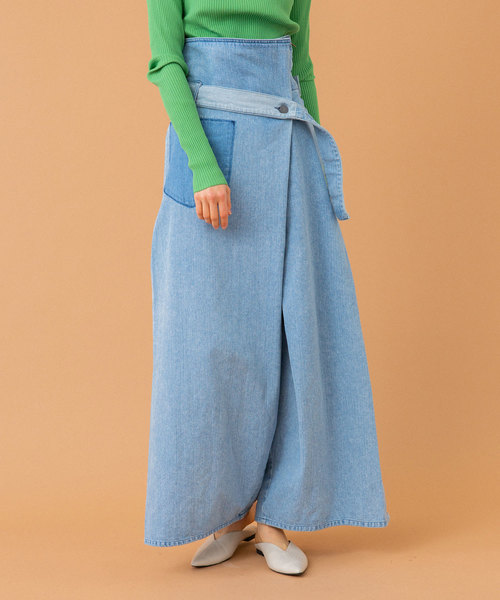 UNITED TOKYO（ユナイテッドトウキョウ）の「バギーデニムパンツ（デニムパンツ・レディース・ブルー/ネイビー・1）」の3枚目の写真