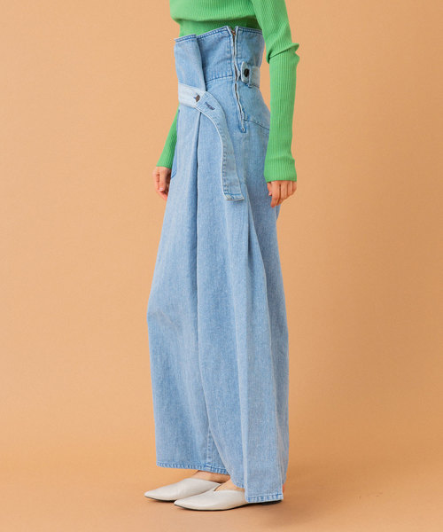 UNITED TOKYO（ユナイテッドトウキョウ）の「バギーデニムパンツ（デニムパンツ・レディース・ブルー/ネイビー・1）」の7枚目の写真