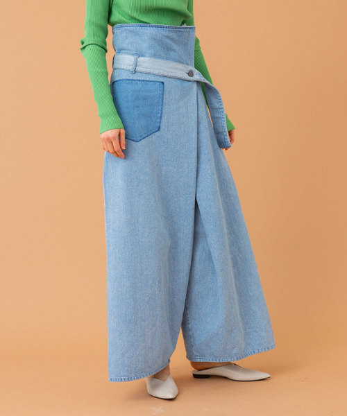 UNITED TOKYO（ユナイテッドトウキョウ）の「バギーデニムパンツ（デニムパンツ・レディース・ブルー/ネイビー・1）」の11枚目の写真