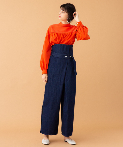 UNITED TOKYO（ユナイテッドトウキョウ）の「バギーデニムパンツ（デニムパンツ・レディース・ブルー/ネイビー・1）」の14枚目の写真