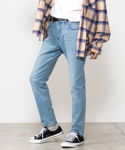 WEGO（ウィゴー）の「WEGO/ストレッチデニムスキニーパンツ（デニムパンツ・メンズ・インディゴブルー/ダークインディゴブルー/ライトインディゴブルー/ブラック・SMALL/MEDIUM/LARGE）」の4枚目の写真