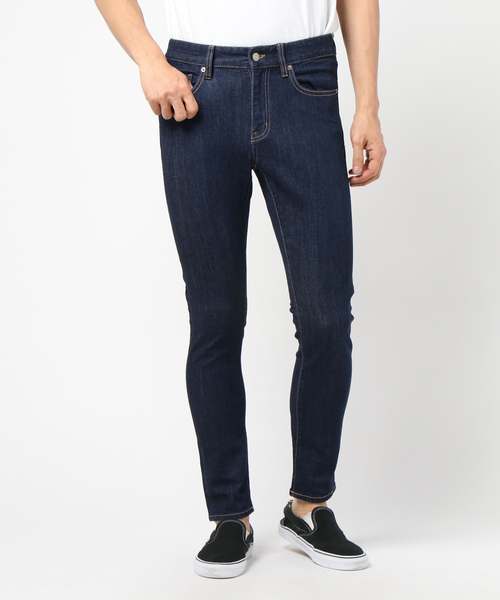 WEGO（ウィゴー）の「WEGO/ストレッチデニムスキニーパンツ（デニムパンツ・メンズ・インディゴブルー/ダークインディゴブルー/ライトインディゴブルー/ブラック・SMALL/MEDIUM/LARGE）」の17枚目の写真