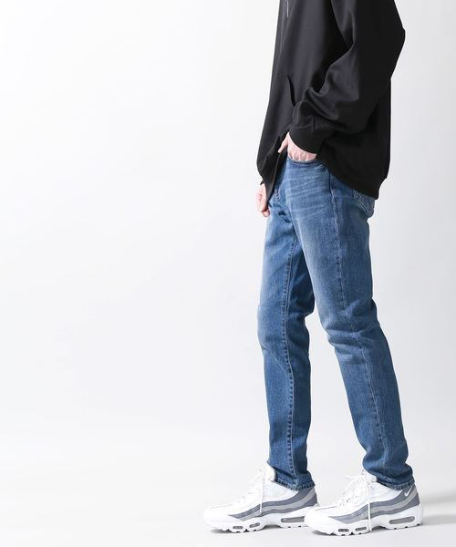 WEGO（ウィゴー）の「WEGO/ストレッチデニムスキニーパンツ（デニムパンツ・メンズ・インディゴブルー/ダークインディゴブルー/ライトインディゴブルー/ブラック・SMALL/MEDIUM/LARGE）」の8枚目の写真