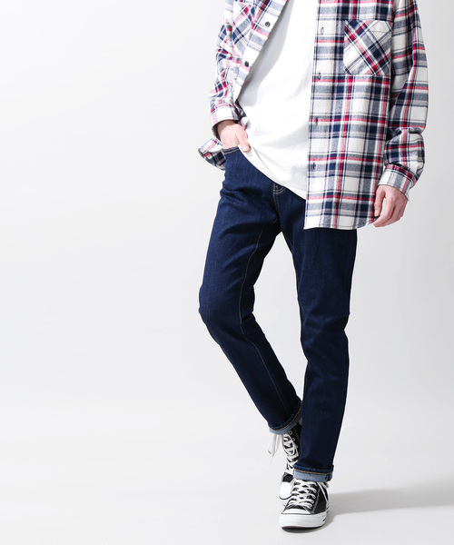 WEGO（ウィゴー）の「WEGO/ストレッチデニムスキニーパンツ（デニムパンツ・メンズ・インディゴブルー/ダークインディゴブルー/ライトインディゴブルー/ブラック・SMALL/MEDIUM/LARGE）」の12枚目の写真