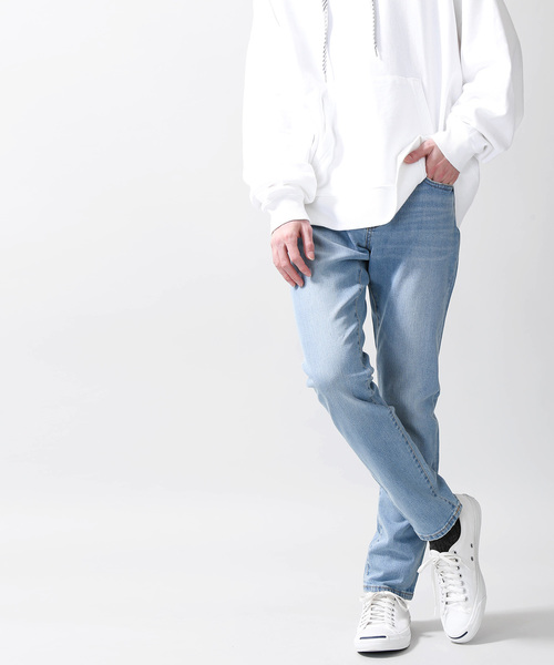 WEGO（ウィゴー）の「WEGO/ストレッチデニムスキニーパンツ（デニムパンツ・メンズ・インディゴブルー/ダークインディゴブルー/ライトインディゴブルー/ブラック・SMALL/MEDIUM/LARGE）」の15枚目の写真