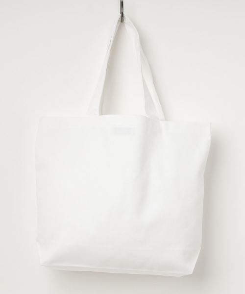 Maison Kitsune（メゾンキツネ）の「TOTE BAG TRICOLOR FOX（トートバッグ・メンズ・ホワイト/ネイビー・U）」の5枚目の写真
