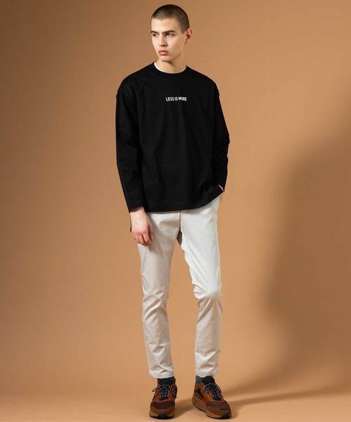 UNITED TOKYO(ユナイテッドトウキョウ)の「メッセージプリントロングカットソー(Tシャツ/カットソー・メンズ・ブラック/オフホワイト・1/2/3)」の10枚目の写真