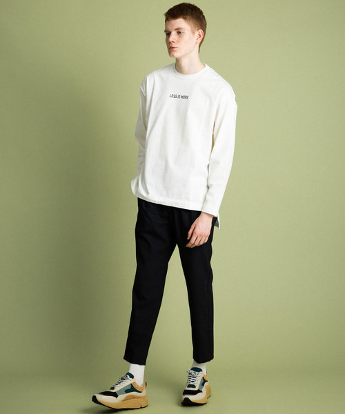 UNITED TOKYO(ユナイテッドトウキョウ)の「メッセージプリントロングカットソー(Tシャツ/カットソー・メンズ・ブラック/オフホワイト・1/2/3)」の15枚目の写真