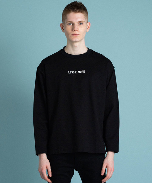 UNITED TOKYO(ユナイテッドトウキョウ)の「メッセージプリントロングカットソー(Tシャツ/カットソー・メンズ・ブラック/オフホワイト・1/2/3)」の18枚目の写真